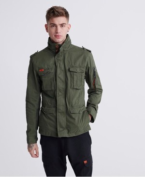 Superdry Rookie Classic Pocket Férfi Kabát Khaki | DJRGN9421